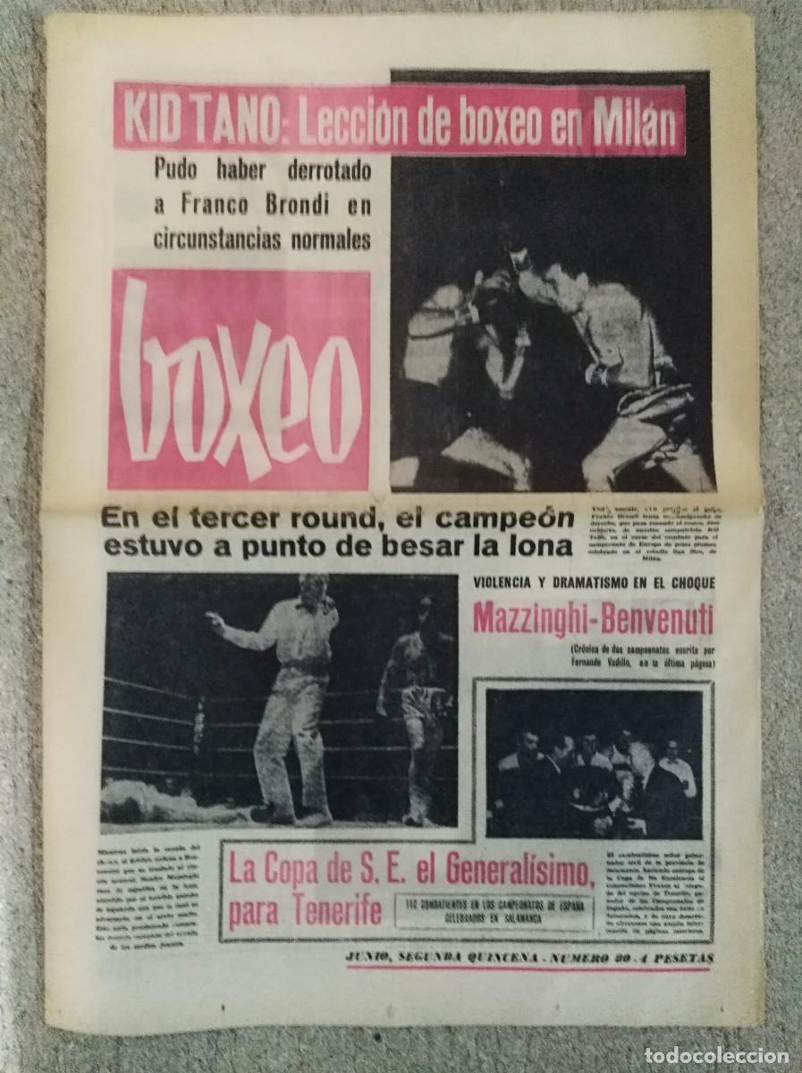 Coleccionismo deportivo: Revista Boxeo 80.Junio 1965