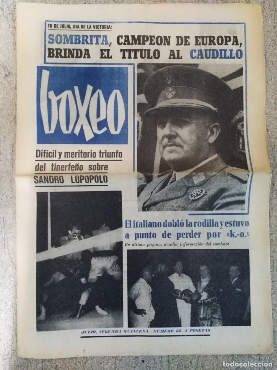 Coleccionismo deportivo: Revista Boxeo 82.Julio 1965