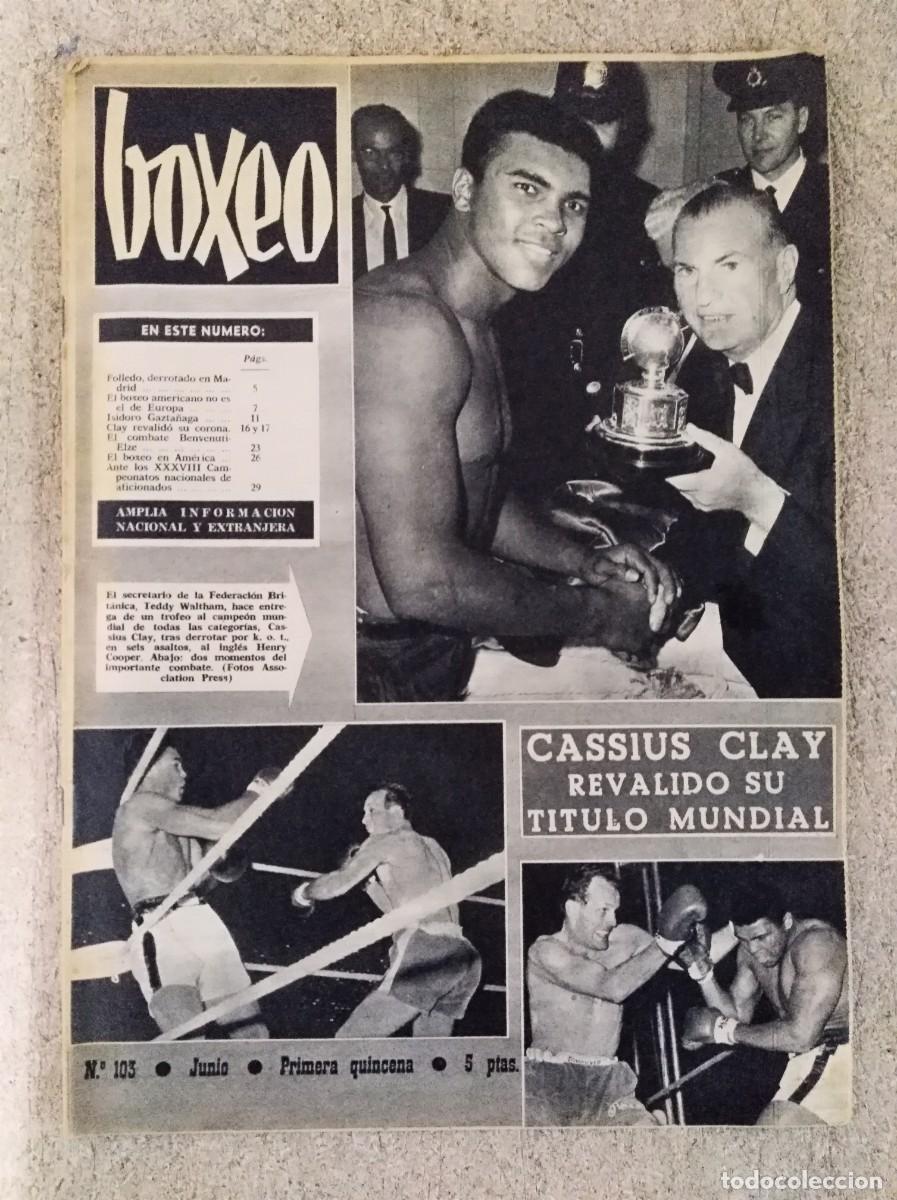 Sammelleidenschaft Sport: Revista Boxeo 103.Junio 1966