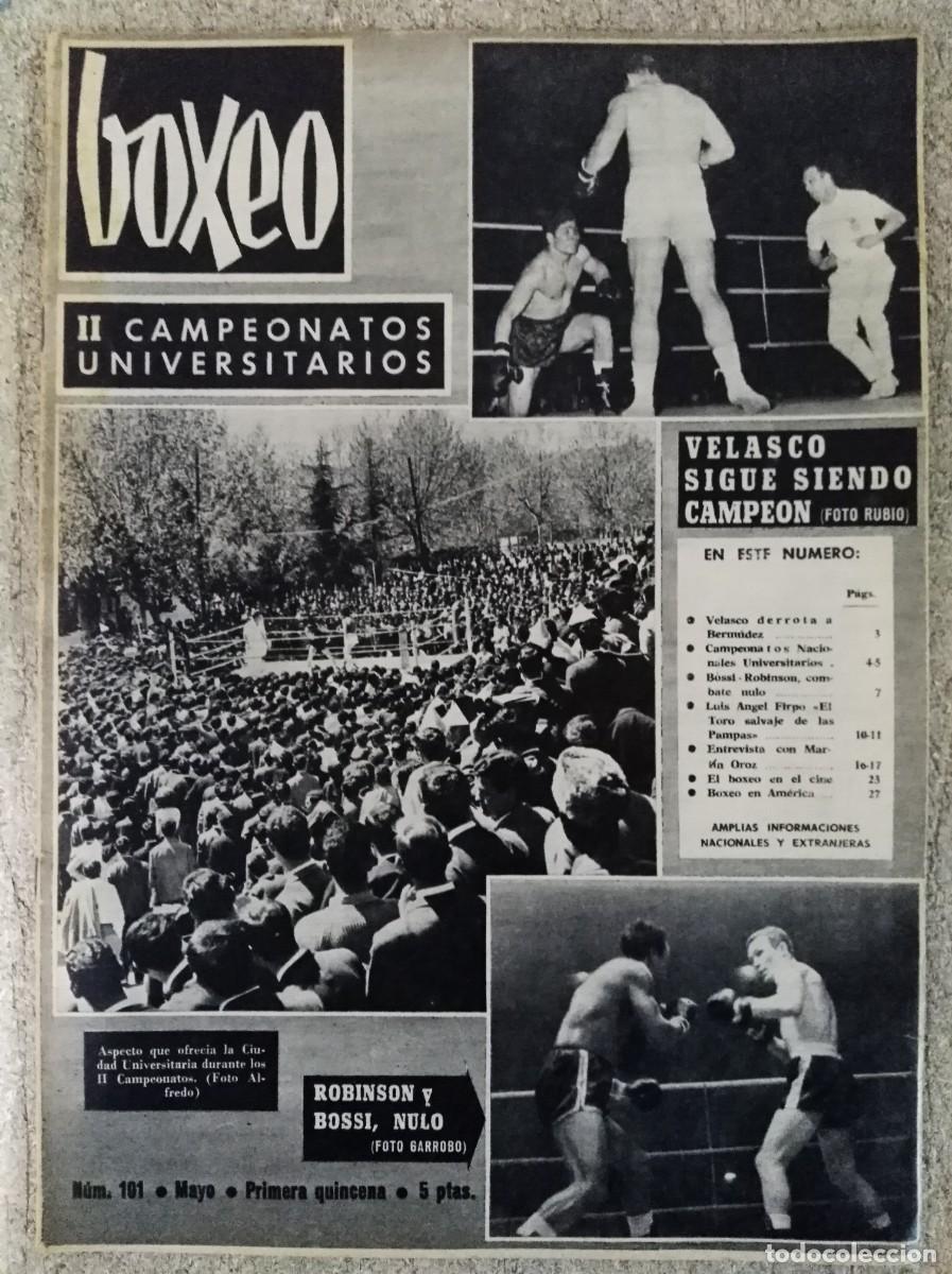 Sammelleidenschaft Sport: Revista Boxeo 101.Mayo 1966