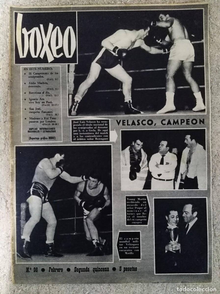Sammelleidenschaft Sport: Revista Boxeo 96.Febrero 1966