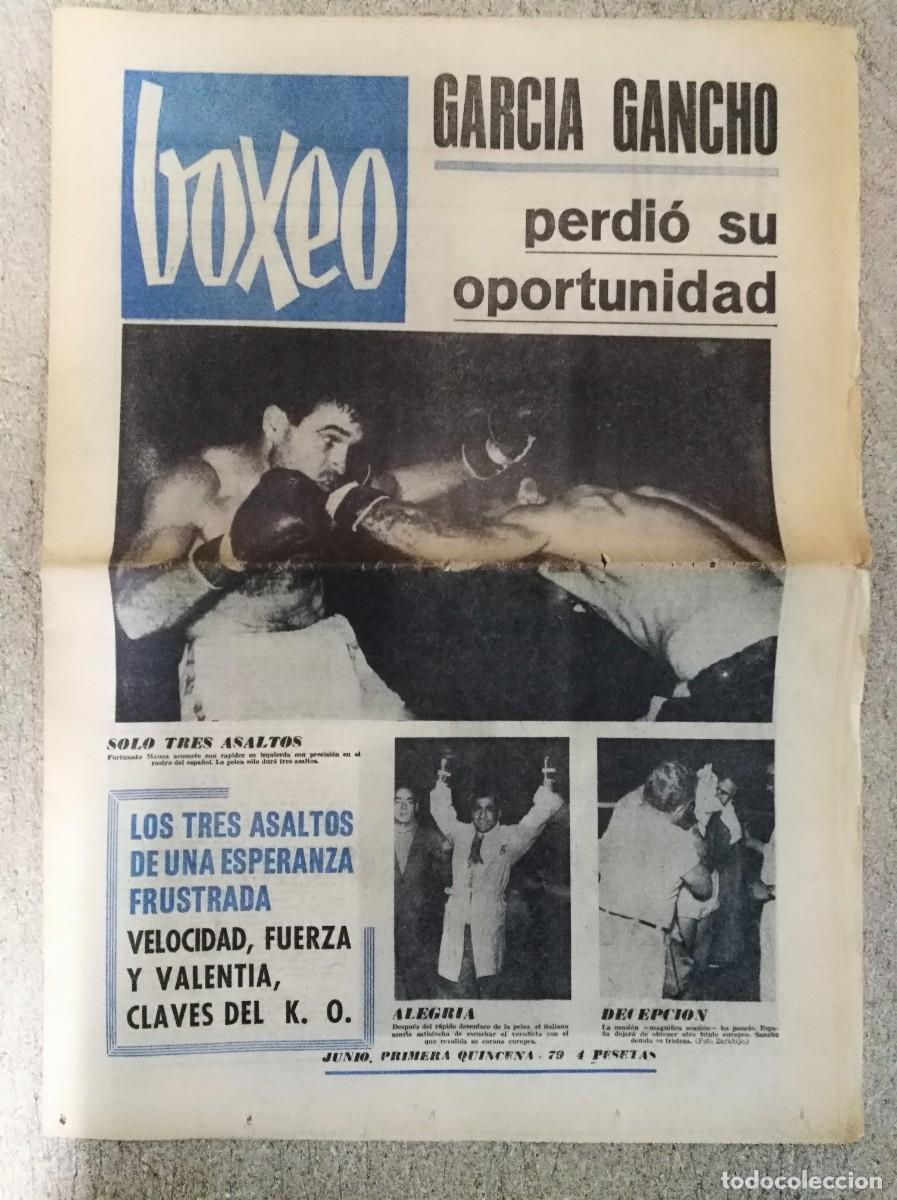 Coleccionismo deportivo: Revista Boxeo 79.Junio 1965