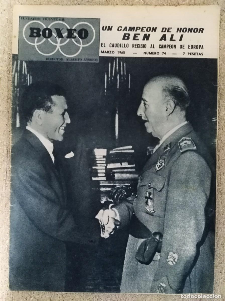 Coleccionismo deportivo: Revista Boxeo 74.Marzo 1965
