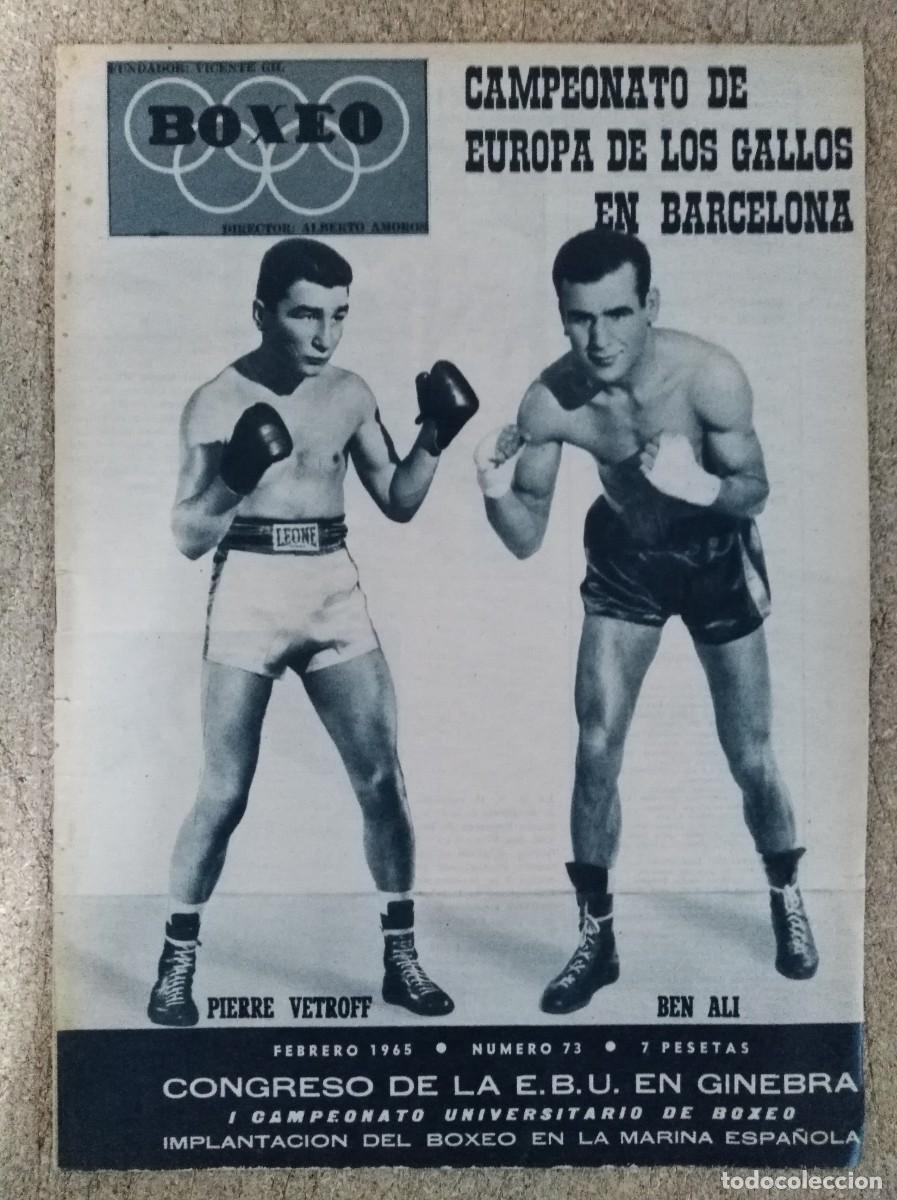 Coleccionismo deportivo: Revista Boxeo 73.Febrero 1965