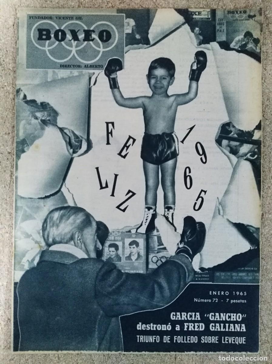 Coleccionismo deportivo: Revista Boxeo 72.Enero 1965