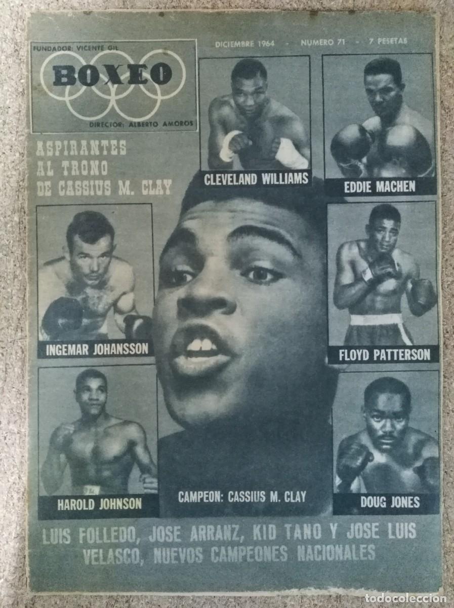 Coleccionismo deportivo: Revista Boxeo 71.Diciembre 1964