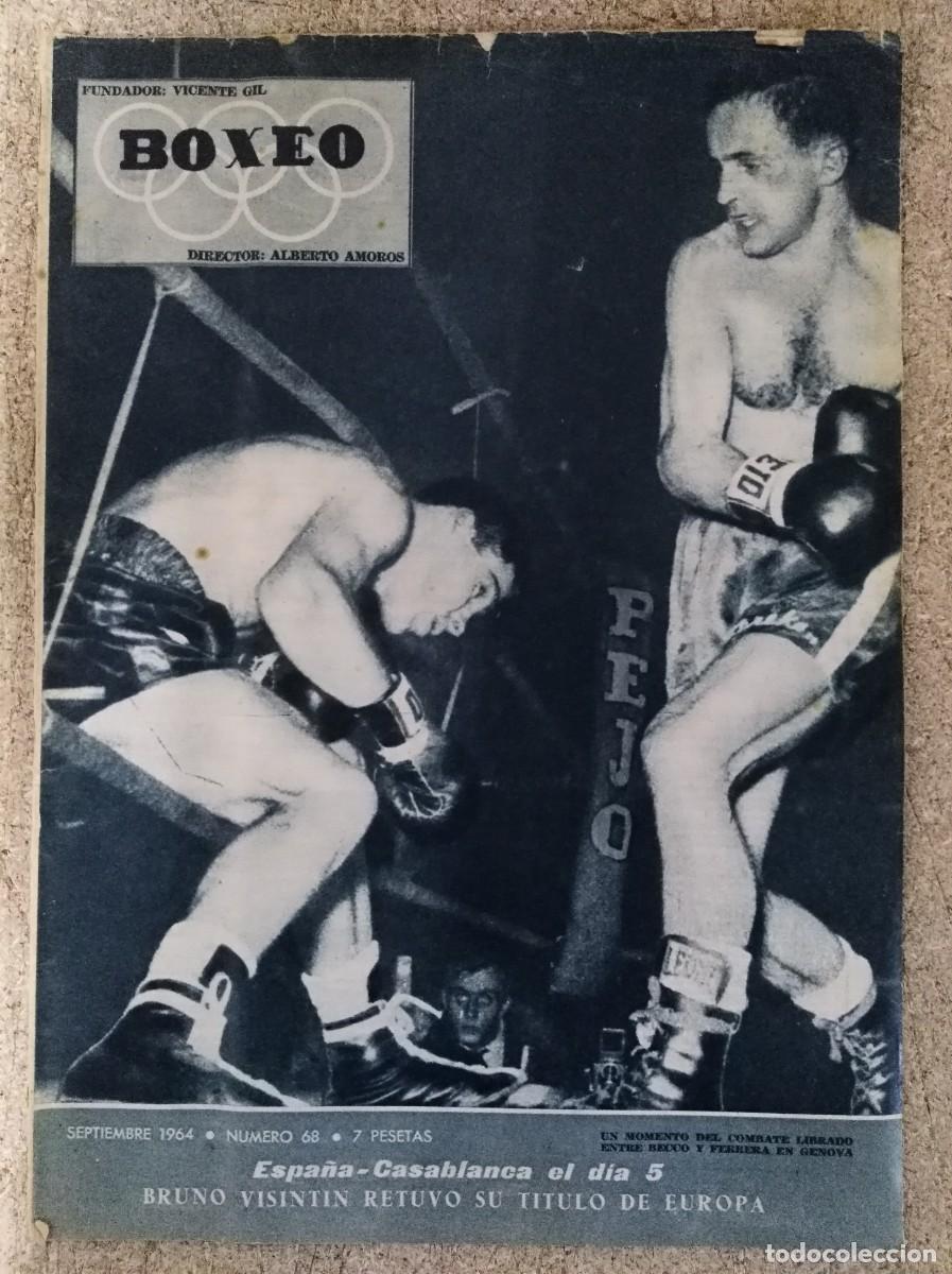 Coleccionismo deportivo: Revista Boxeo 68.Septiembre 1964