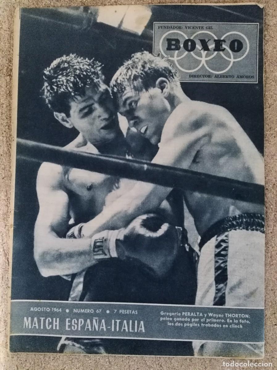Coleccionismo deportivo: Revista Boxeo 67.Agosto 1964