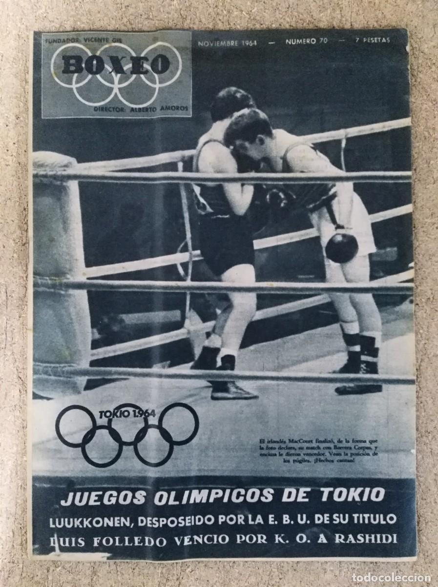 Coleccionismo deportivo: Revista Boxeo 70.Noviembre 1964