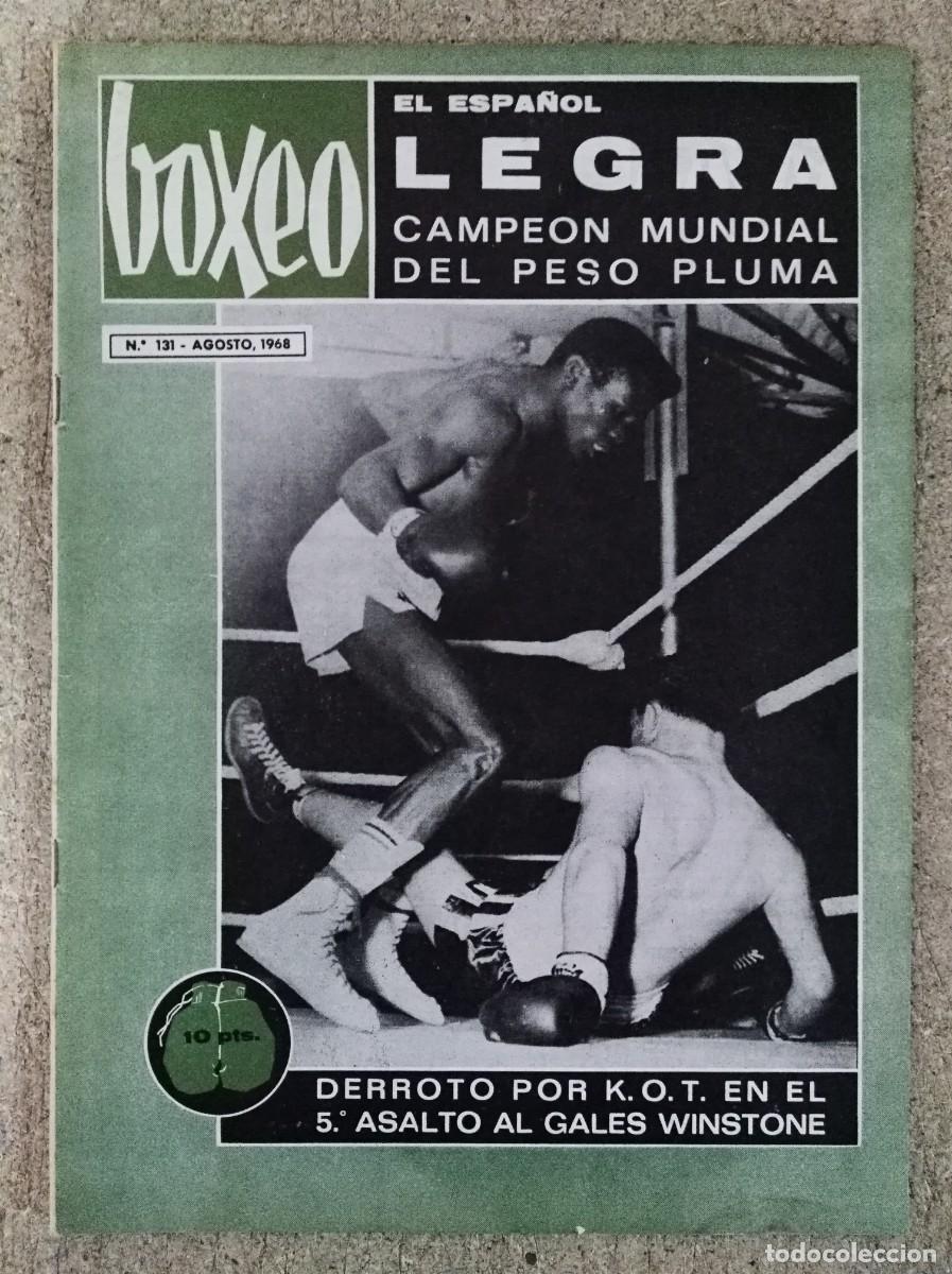 Coleccionismo deportivo: Revista Boxeo 131.Agosto 1968
