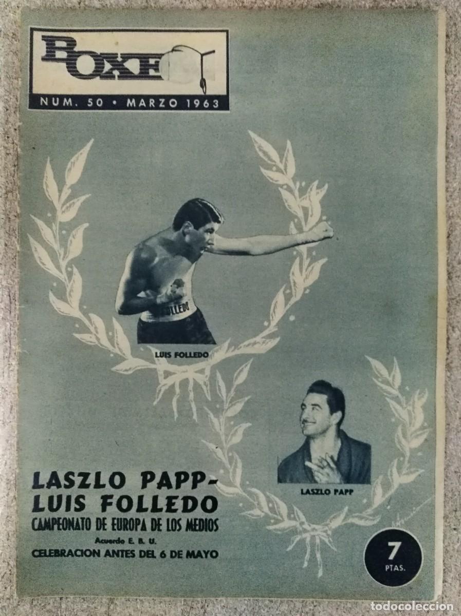 Coleccionismo deportivo: Revista Boxeo 50.Marzo 1963