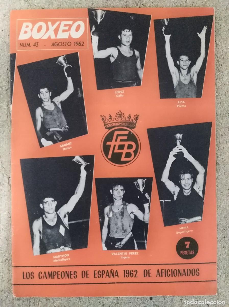 Coleccionismo deportivo: Revista Boxeo 43.Agosto 1962