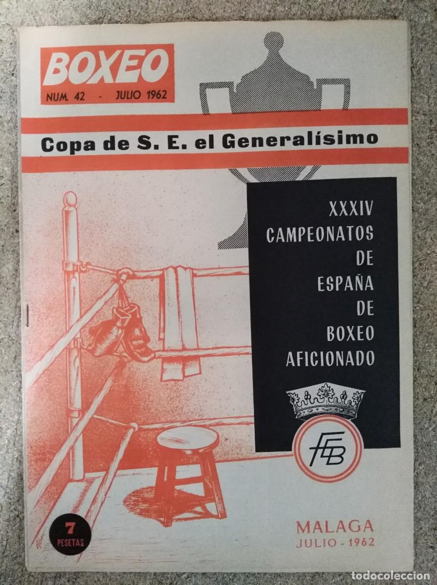 Coleccionismo deportivo: Revista Boxeo 42.Julio 1962