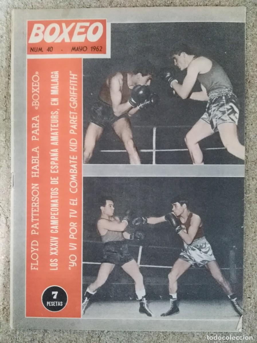 Coleccionismo deportivo: Revista Boxeo 40.Mayo 1962