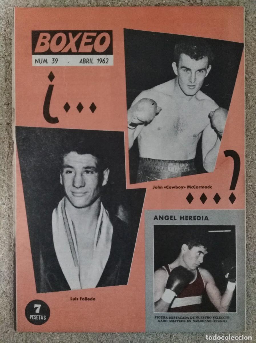 Coleccionismo deportivo: Revista Boxeo 39.Abril 1962