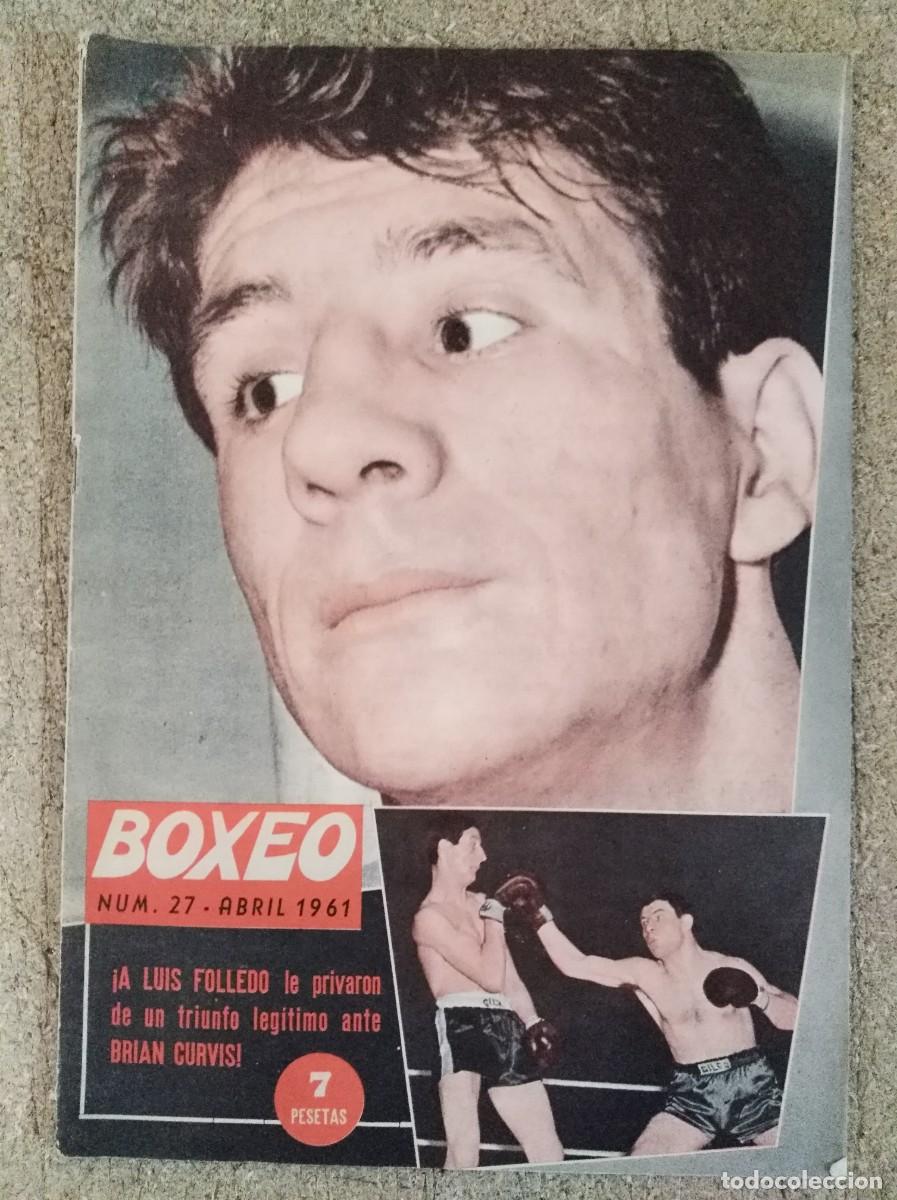 Coleccionismo deportivo: Revista Boxeo 27.Abril 1961