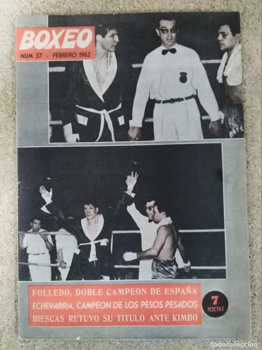 Coleccionismo deportivo: Revista Boxeo 37.Febrero 1962