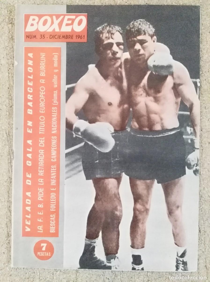 Sports collectibles: Revista Boxeo 35.Diciembre 1961