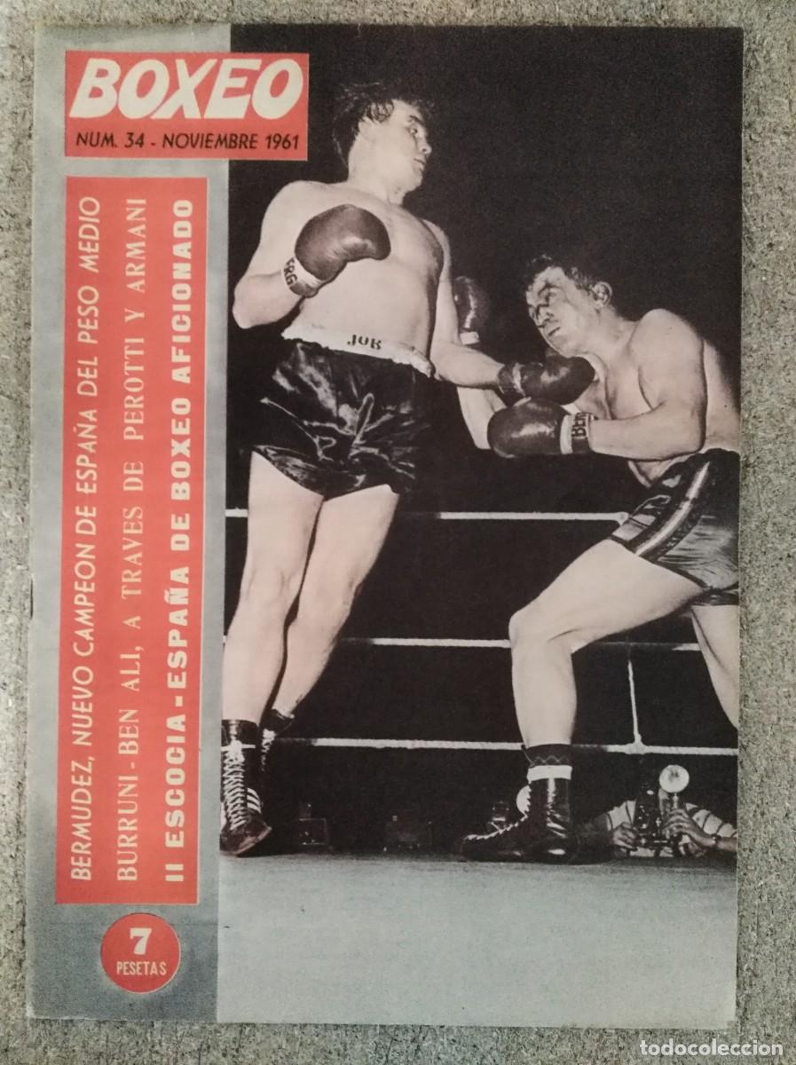 Coleccionismo deportivo: Revista Boxeo 34.Noviembre 1961