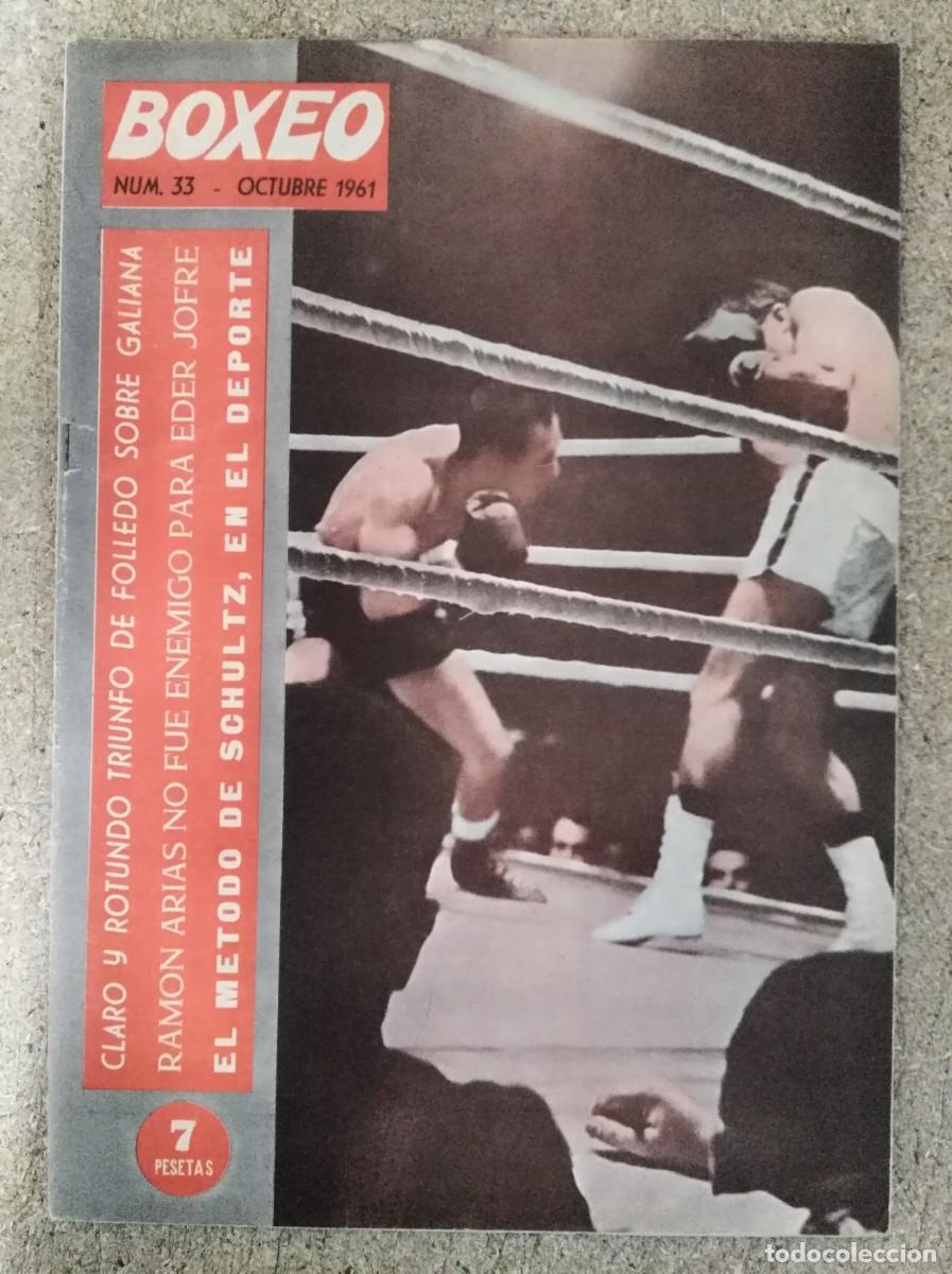 Coleccionismo deportivo: Revista Boxeo 33.Octubre 1961