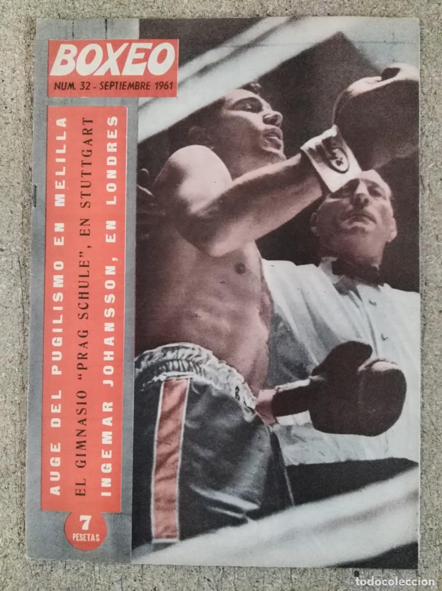 Coleccionismo deportivo: Revista Boxeo 32.Septiembre 1961