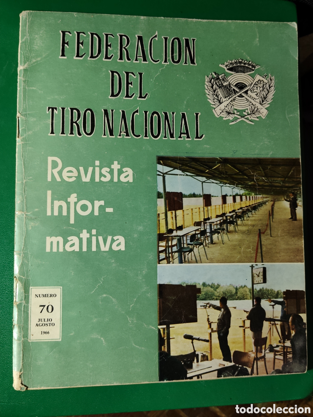 Coleccionismo deportivo: FEDERACI&Oacute;N NACIONAL DEL TIRO OL&Iacute;MPICO ESPA&Ntilde;OL. N&ordm; 70 1966. REVISTA INFORMATIVA.1 epoca