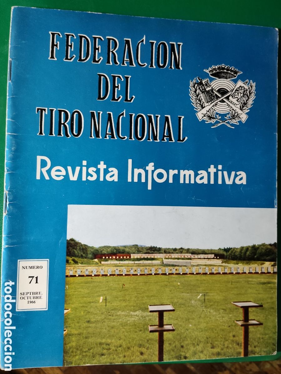 Coleccionismo deportivo: FEDERACI&Oacute;N NACIONAL DEL TIRO OL&Iacute;MPICO ESPA&Ntilde;OL. N&ordm; 71 1966. REVISTA INFORMATIVA.1 epoca