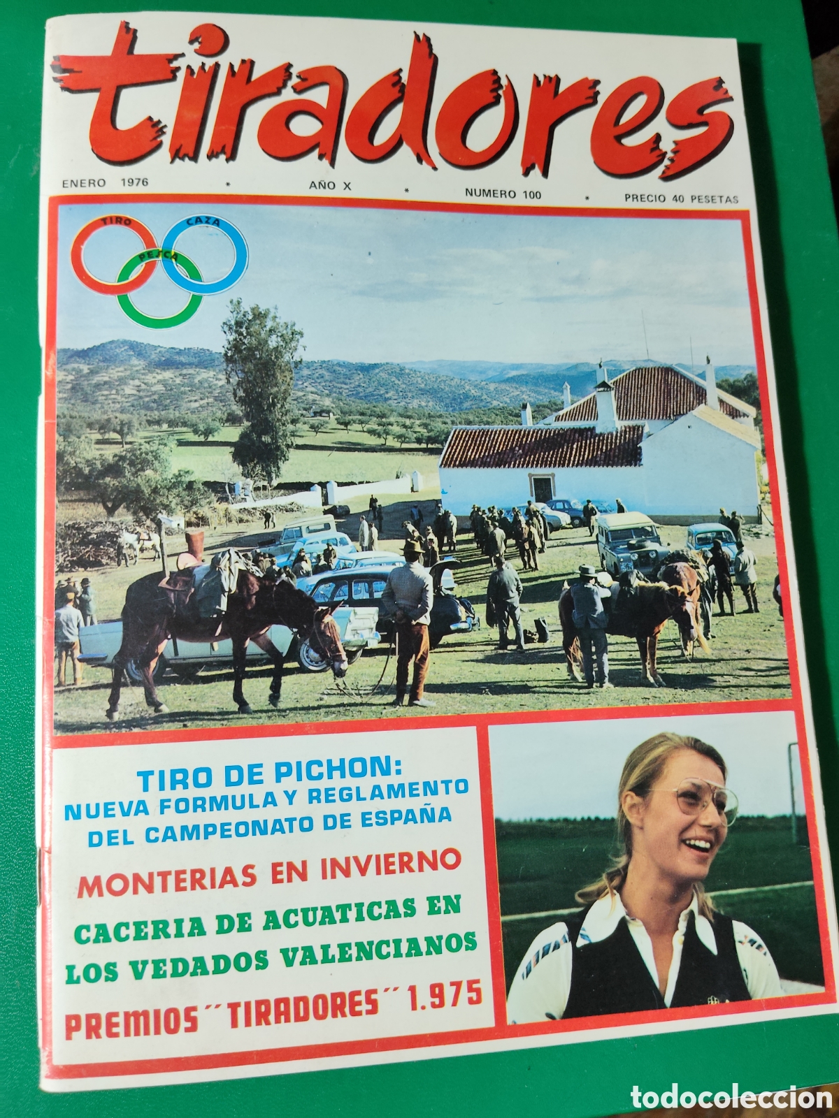 Coleccionismo deportivo: Tiradores revista tiro caza pesca enero 1976 n&deg;100