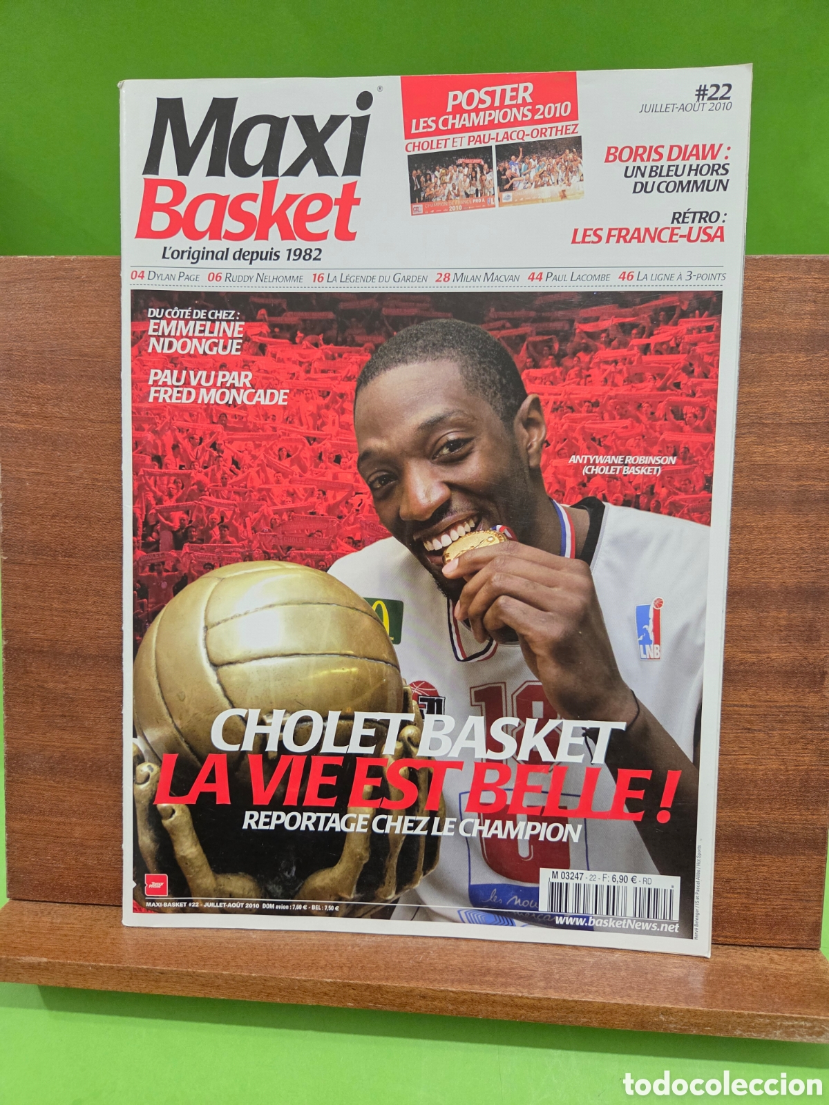 Collectionnisme sportif: REVISTA FRANCESA DE BALONCESTO...&rdquo;&rdquo;MAXI BASKET&rdquo;&rdquo;...N&deg;22..JULLIET-AUOT...2010...