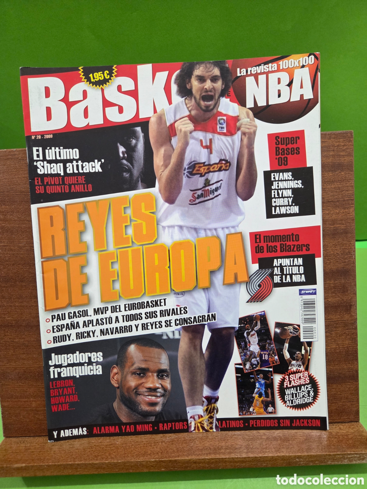 Coleccionismo deportivo: REVISTA...&rdquo;&rdquo;BASKET &rdquo;&rdquo;...N&deg;20...2009...CON LOS POSTERS DE.&rdquo;&rdquo;WALLACE, BILLUPS & ALDRIGE&rdquo;&rdquo;...