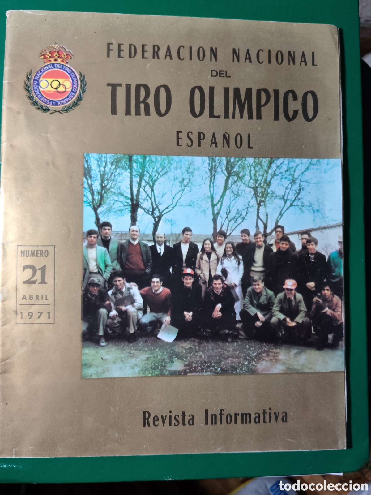 Coleccionismo deportivo: FEDERACI&Oacute;N NACIONAL DEL TIRO OL&Iacute;MPICO ESPA&Ntilde;OL. N&ordm; 21 1971. REVISTA INFORMATIVA. TIRO