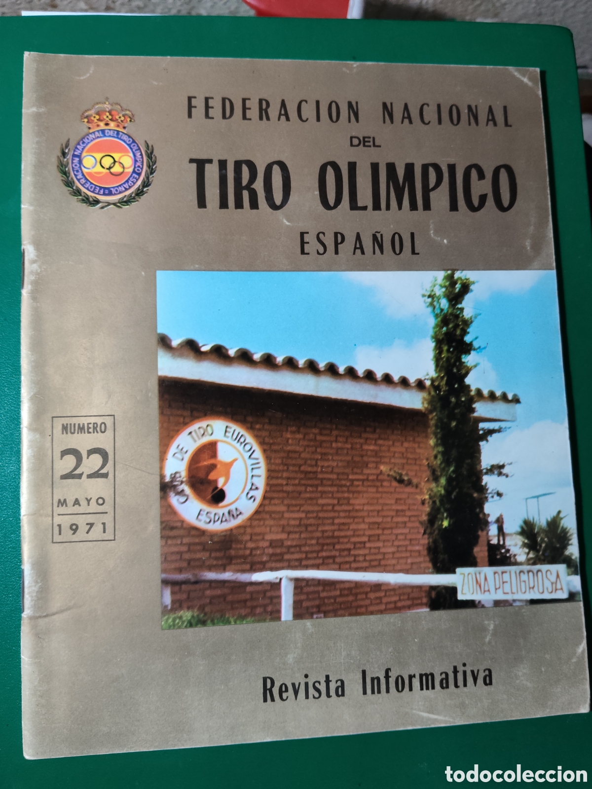 Sammelleidenschaft Sport: FEDERACI&Oacute;N NACIONAL DEL TIRO OL&Iacute;MPICO ESPA&Ntilde;OL. N&ordm; 22 1971. REVISTA INFORMATIVA. TIRO