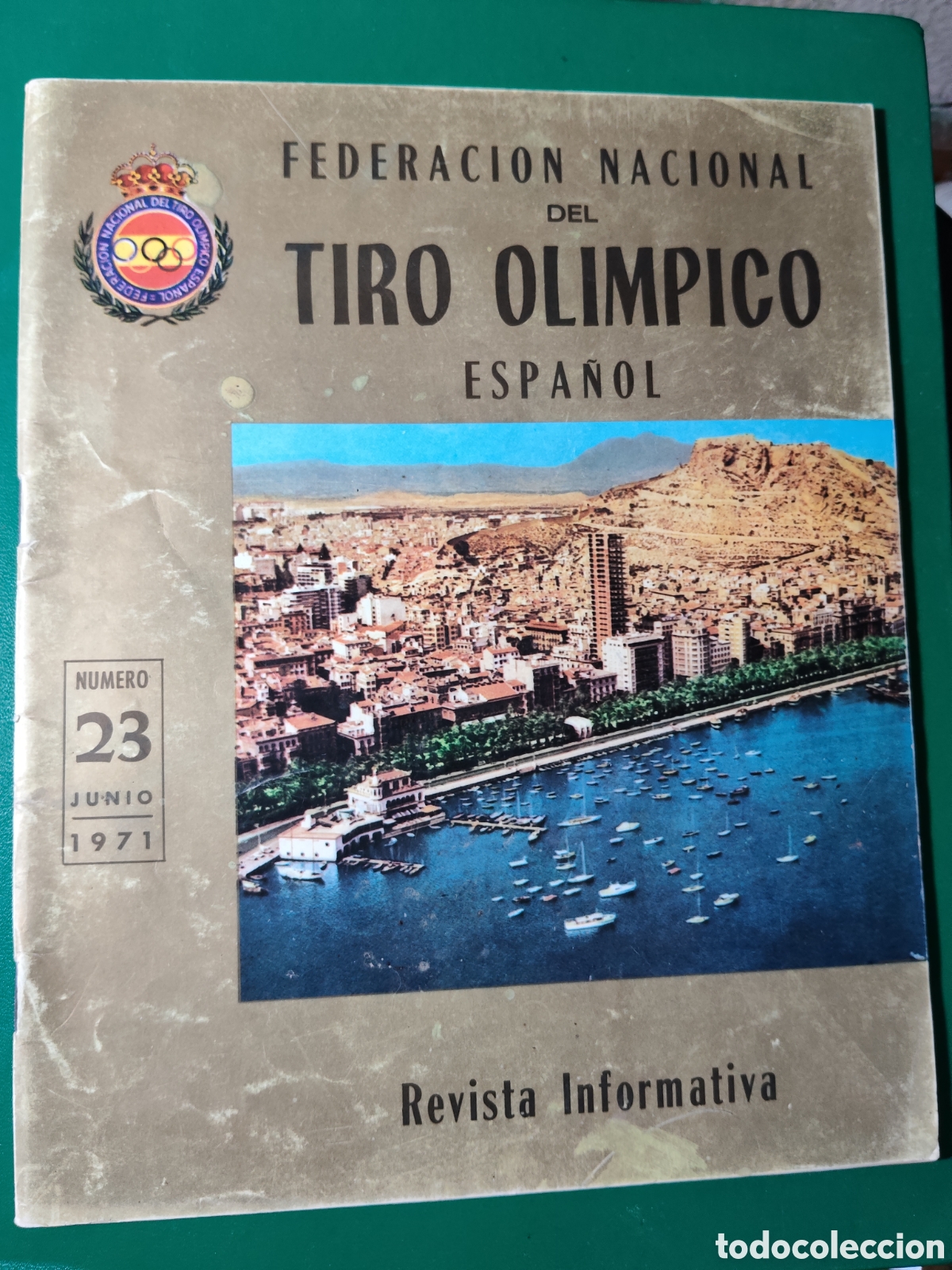 Sammelleidenschaft Sport: FEDERACI&Oacute;N NACIONAL DEL TIRO OL&Iacute;MPICO ESPA&Ntilde;OL. N&ordm; 23 1971. REVISTA INFORMATIVA. TIRO