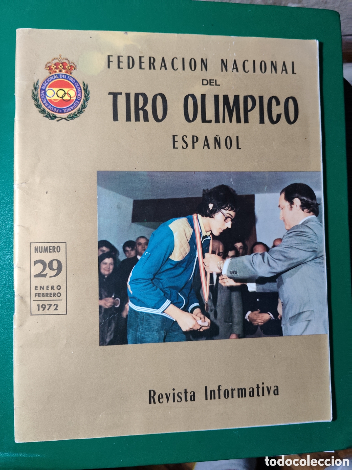 Coleccionismo deportivo: FEDERACI&Oacute;N NACIONAL DEL TIRO OL&Iacute;MPICO ESPA&Ntilde;OL. N&ordm; 29 1971. REVISTA INFORMATIVA. TIRO