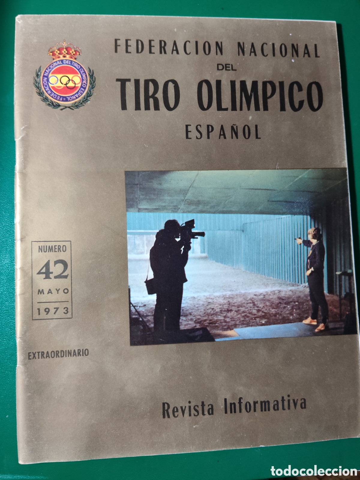 Coleccionismo deportivo: FEDERACI&Oacute;N NACIONAL DEL TIRO OL&Iacute;MPICO ESPA&Ntilde;OL. N&ordm; 42 1973. REVISTA INFORMATIVA. TIRO