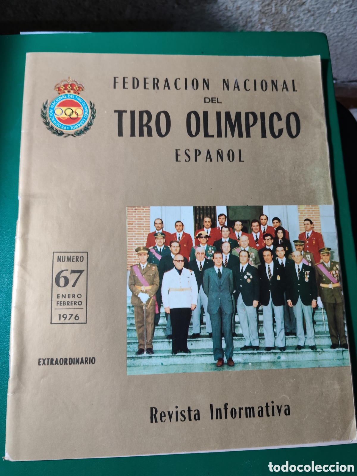 Sports collectibles: FEDERACI&Oacute;N NACIONAL DEL TIRO OL&Iacute;MPICO ESPA&Ntilde;OL. N&ordm; 67 1976. REVISTA INFORMATIVA. TIRO