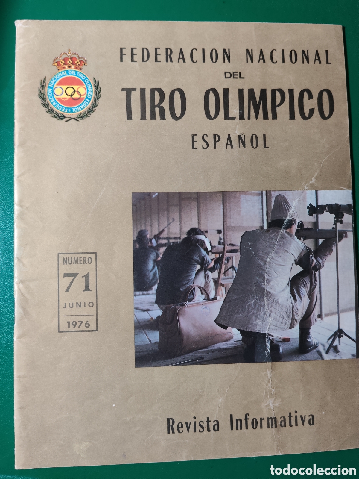 Collezionismo sportivo: FEDERACI&Oacute;N NACIONAL DEL TIRO OL&Iacute;MPICO ESPA&Ntilde;OL. N&ordm; 71 1976. REVISTA INFORMATIVA. TIRO