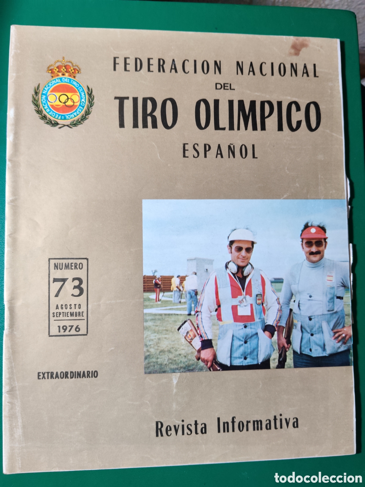Coleccionismo deportivo: FEDERACI&Oacute;N NACIONAL DEL TIRO OL&Iacute;MPICO ESPA&Ntilde;OL. N&ordm; 73 1976. REVISTA INFORMATIVA. TIRO
