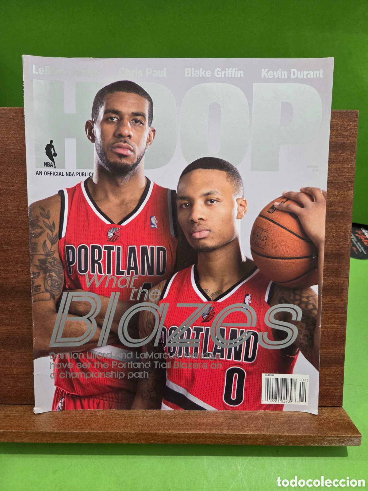 Collezionismo sportivo: REVISTA DE BALONCESTO...&rdquo;&rdquo;HOOP&rdquo;&rdquo;...AN OFFICIAL NBA PUBLICATION...POSTER DE &rdquo;&rdquo;RUSSEL WESTBROOK&rdquo;&rdquo;...
