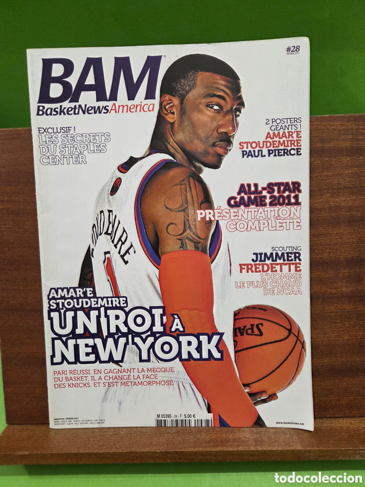 Collectionnisme sportif: REVISTA FRANCESA DE BALONCESTO...&rdquo;&rdquo;BAM&rdquo;&rdquo;...BASKETNEWSAMERICA...N&deg;28...FEVRIER 2011...CON POSTERS...