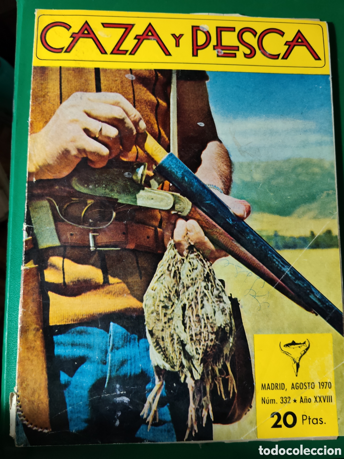 Coleccionismo deportivo: Revista caza y pesca agosto de 1970 n&deg;332