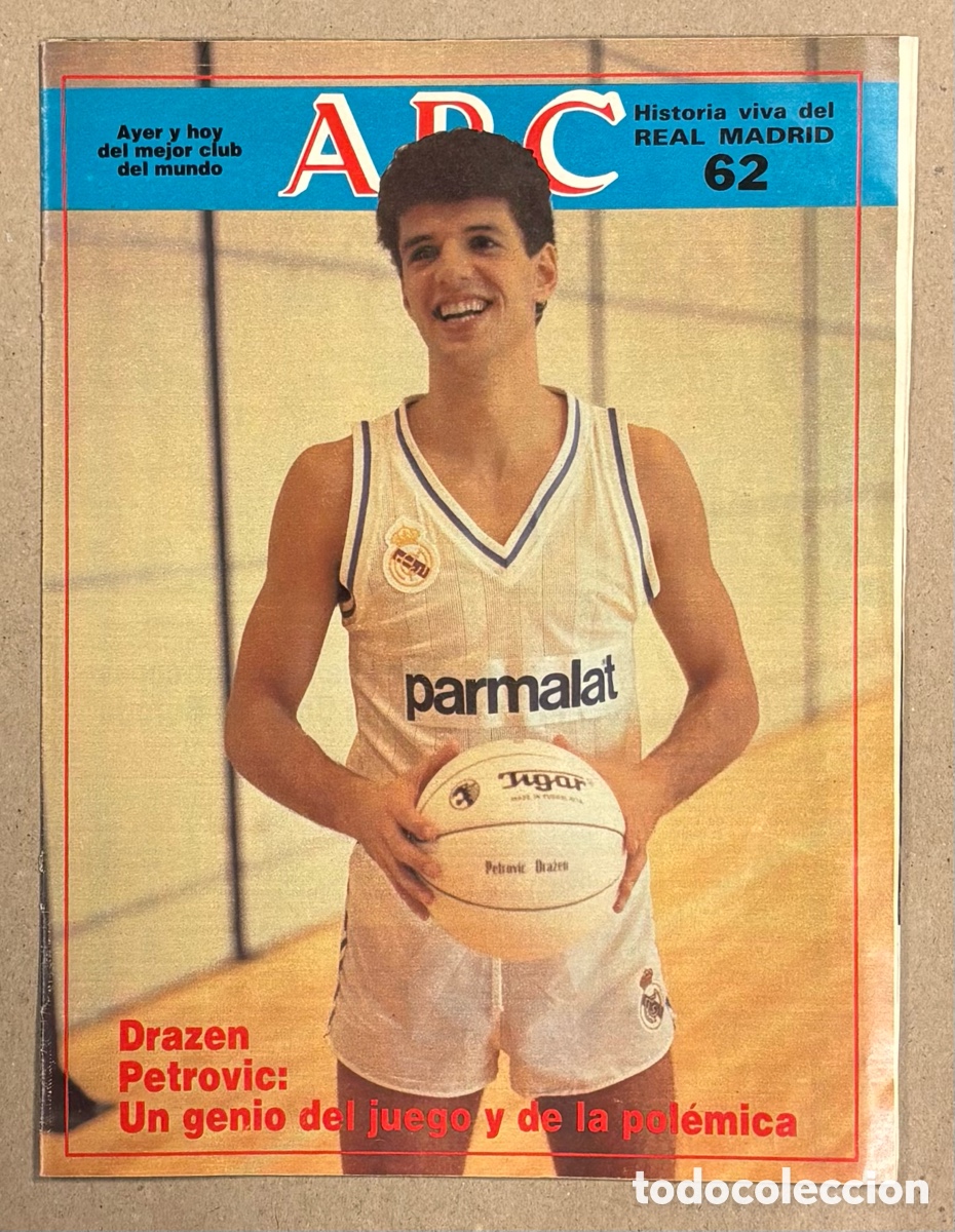 Coleccionismo deportivo: ABC REAL MADRID 62. DRAZEN PETROVIC, REAL MADRID DE BALONCESTO