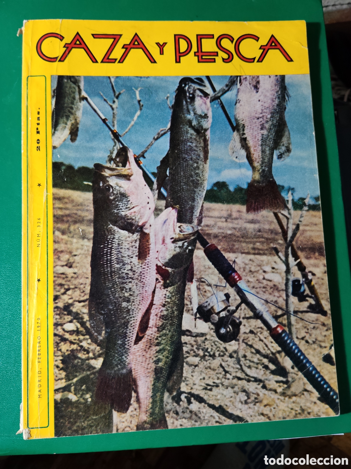 Coleccionismo deportivo: Revista caza y pesca febrero de 1970 n&deg;326
