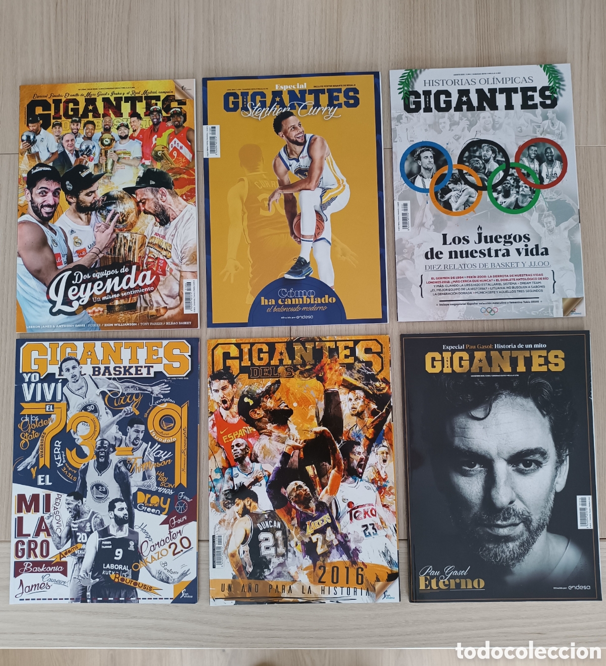 Sports collectibles: Lote 6 Revistas Gigantes