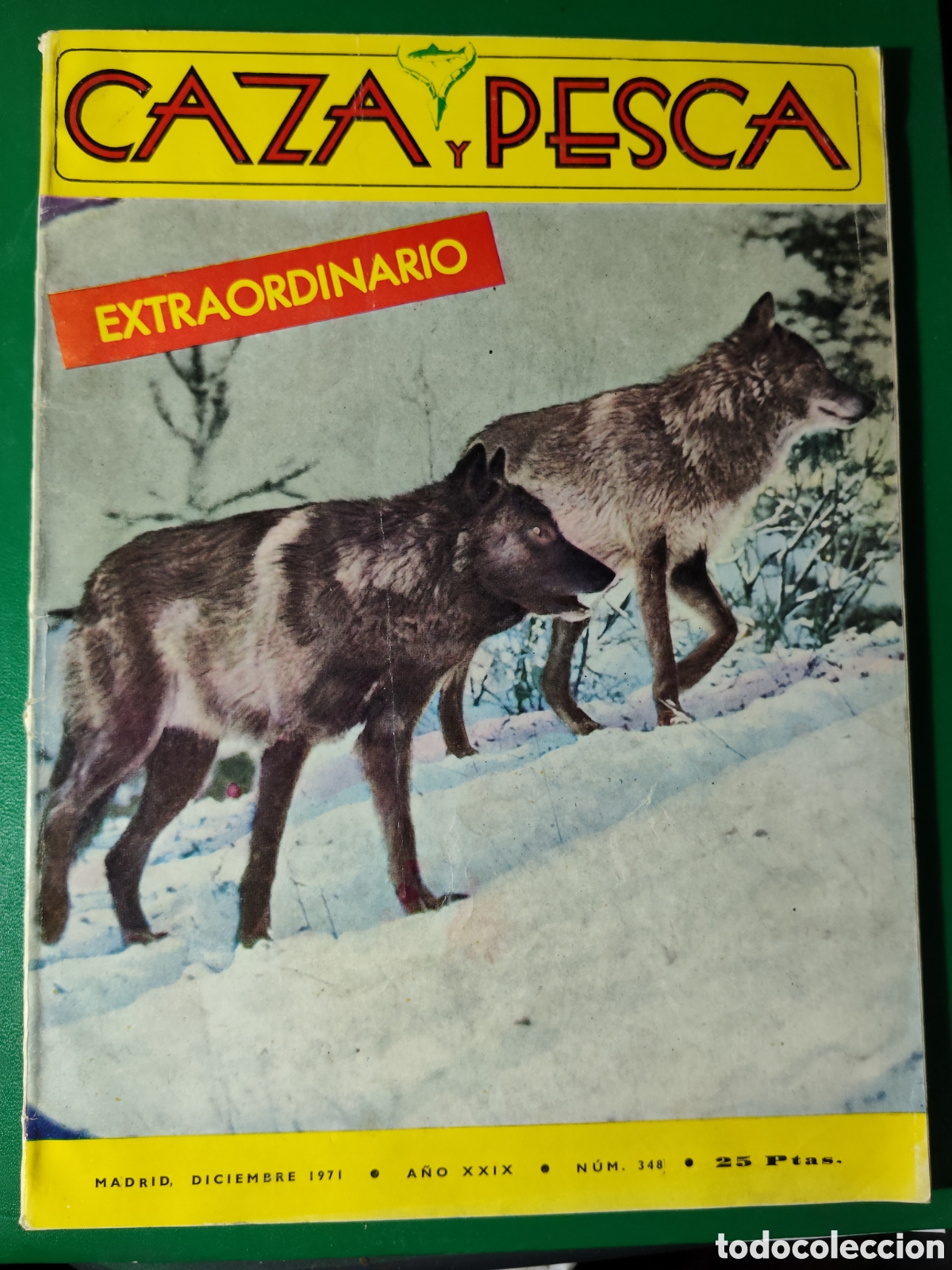 Sports collectibles: Revista caza y pesca diciembre de 1971 n&deg;348