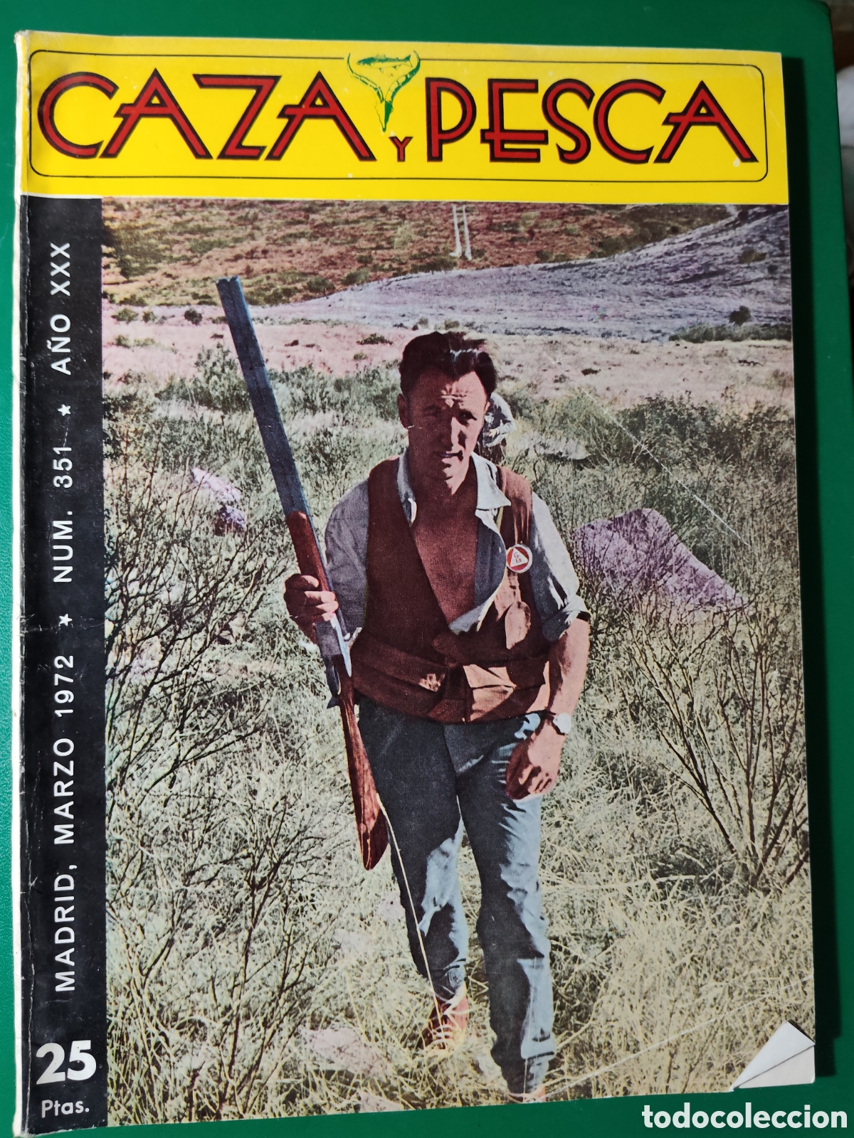 Coleccionismo deportivo: Revista caza y pesca marzo de 1972 n&deg;351