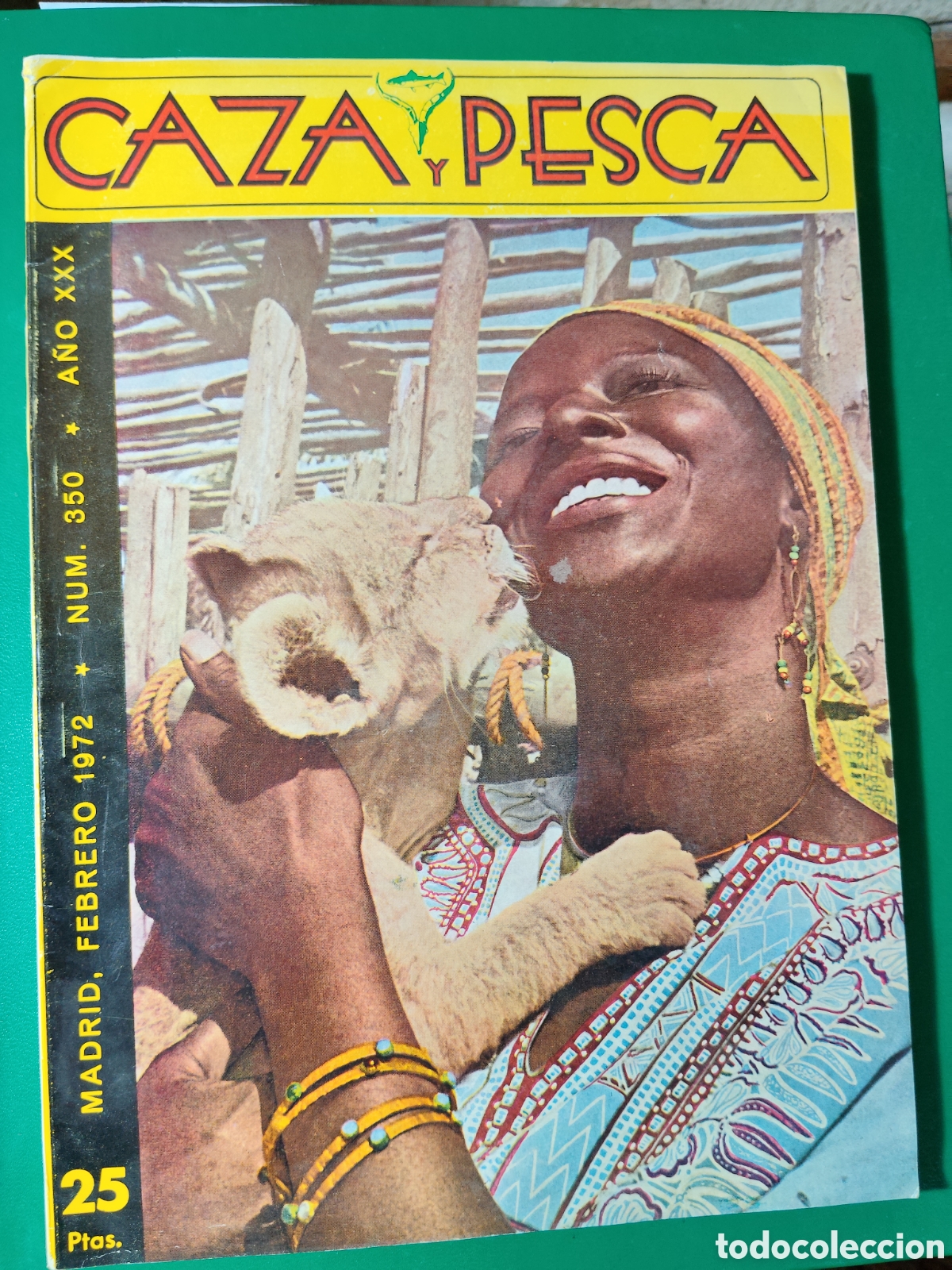 Coleccionismo deportivo: Revista caza y pesca febrero de 1972 n&deg;350