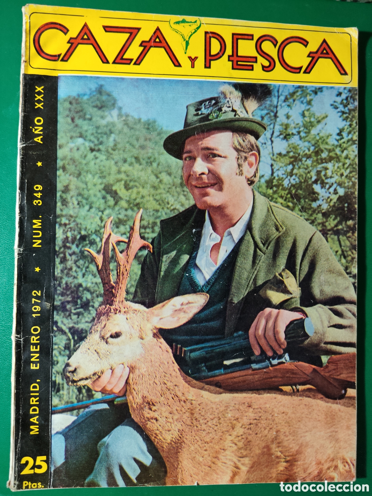 Collectionnisme sportif: Revista caza y pesca enero de 1972 n&deg;349