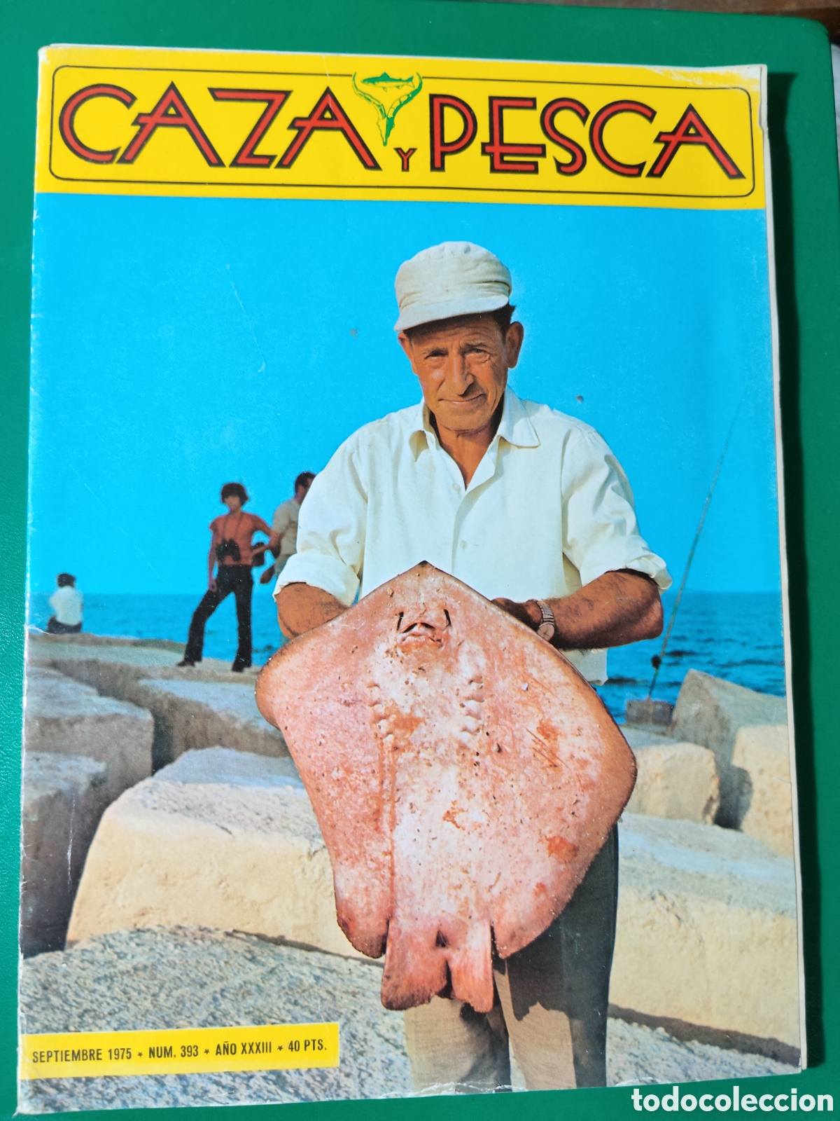 Sports collectibles: Revista caza y pesca septiembre de 1975 n&deg;393