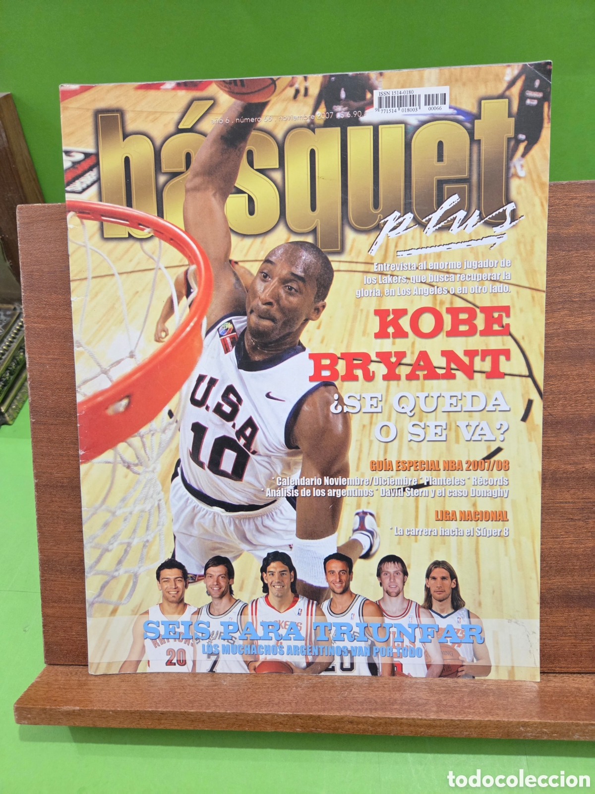 Sammelleidenschaft Sport: REVISTA ARGENTINA DE BALONCESTO...&rdquo;&rdquo;B&Agrave;SKET PLUS&rdquo;&rdquo;...N&deg; 66...A&Ntilde;O 6...NOVIEMBRE DE 2007...